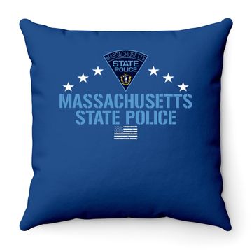 Discover Massachusetts State Police Throw Pillow