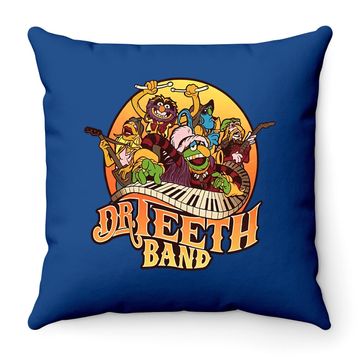 Discover Dr Teeth And The Electric Mayhem Throw Pillow