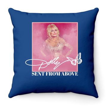 Discover Dolly Parton Sent From Above Throw Pillow