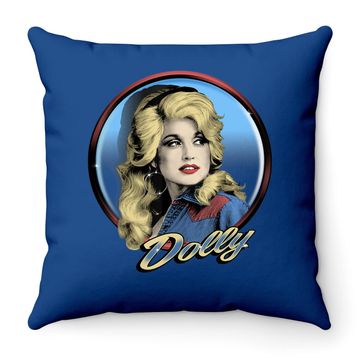 Discover Dolly Parton Western Throw Pillow