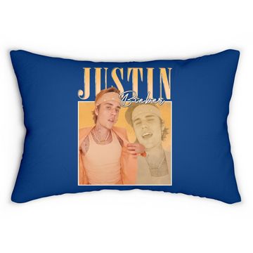 Discover Vintage Justin Bieber Homage Lumbar Pillow