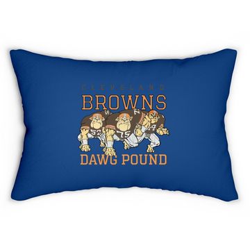 Discover Dawg Pound Retro Cleveland Browns Lumbar Pillow