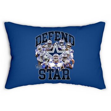 Discover Defend The Star Dallas Cowboys Lumbar Pillow
