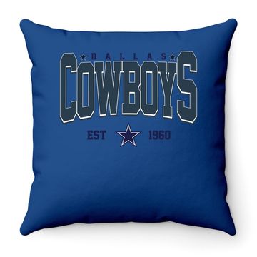 Discover Dallas Cowboys Throw Pillow