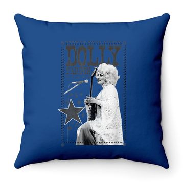 Discover Dolly Parton Country Music Legend Throw Pillow