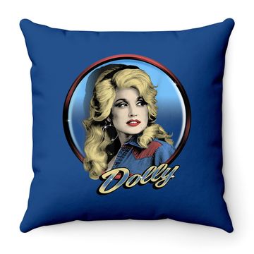 Discover Dolly Parton Western Throw Pillow