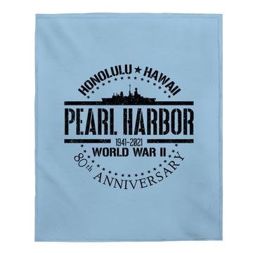 Discover Pearl Harbor 80th Anniversary 1941 World War 2 Veteran Baby Blanket