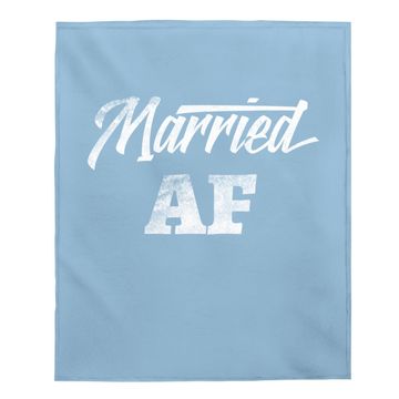 Discover Just Married Af Wedding Bride Groom Cute Baby Blanket
