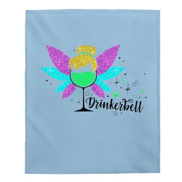 Discover Disney Drinking Tinkerbell Drinkerbell Vacation Apparel Baby Blanket