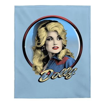 Discover Dolly Parton Western Baby Blanket