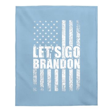 Discover Let’s Go Brandon Conservative Anti Liberal Us Flag Baby Blanket