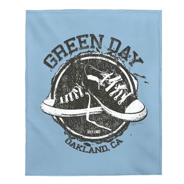 Discover Green Day Converse 2 Baby Blanket