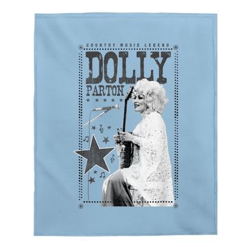 Discover Dolly Parton Country Music Legend Baby Blanket