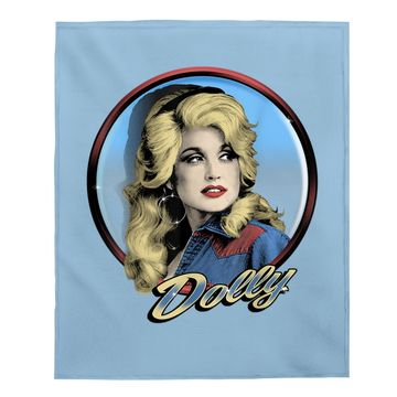 Discover Dolly Parton Western Baby Blanket
