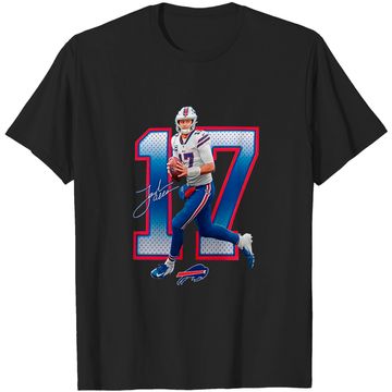 Discover Josh Allen Royal Buffalo Bills Powerhouse Player Graphic T-Shirt