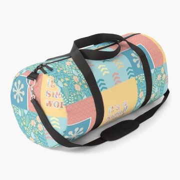 Discover "it's a small world" Pattern (version 2) Duffle Bag