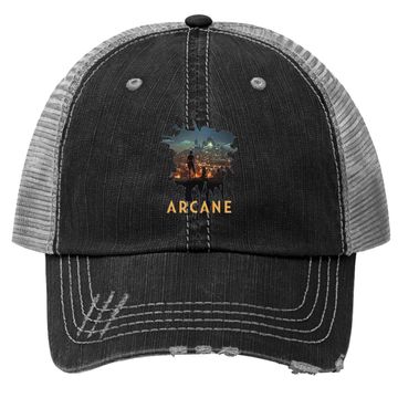 Discover Arcane Splats Essential Trucker Hats