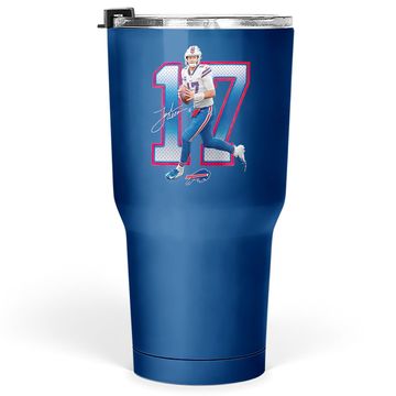 Discover Josh Allen Royal Buffalo Bills Powerhouse Player Graphic Tumbler 30 Oz