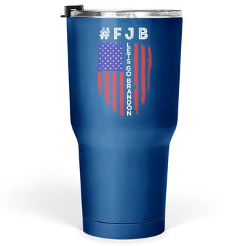 Discover Let's Go Brandon Conservative Anti Liberal Us Flag Tumbler 30 Oz