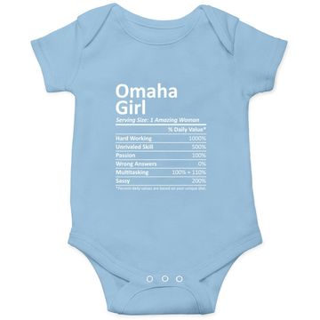 Discover Omaha Girl Nebraska Baby Bodysuit