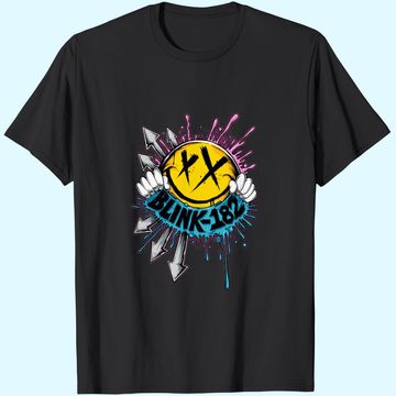 Discover Blink-182 Logo Watercolor Art T-Shirts