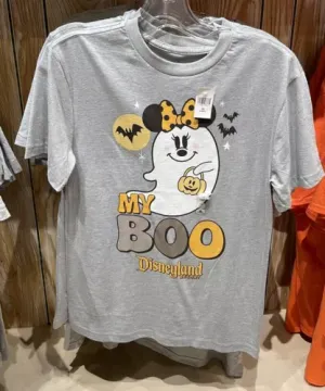 Discover Disney Park My Boo Ghost Minnie Mouse Disneyland Halloween T Shirt