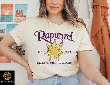 Discover Disney Tangled Rapunzel Go Live Your Dream T Shirt