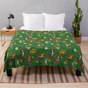 Discover Enchanted Tiki Room Throw Blanket