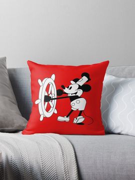 Discover Steamboat Willie Pillow