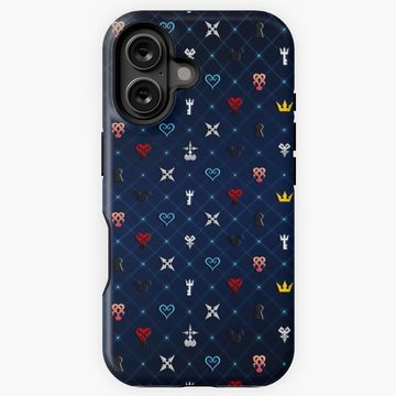 Discover Kingdom Hearts Pattern Ver 2 iPhone Case