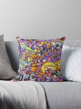 Discover THE ORIGINAL Figment Collage Pillow