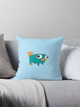 Discover Perry the platypus baby from Phineas and Ferb Pillow