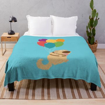 Discover Dug Balloons Throw Blanket