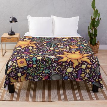 Discover Tangled  Throw Blanket