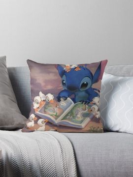 Discover Cute Stitch Reading Pillow