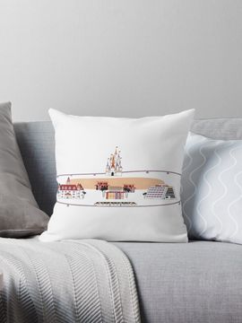 Discover Monorail Loop Pillow