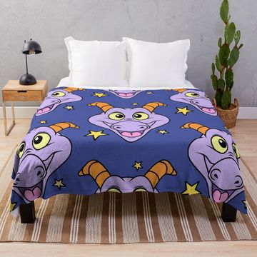 Discover Figment with Stars Throw Blanket