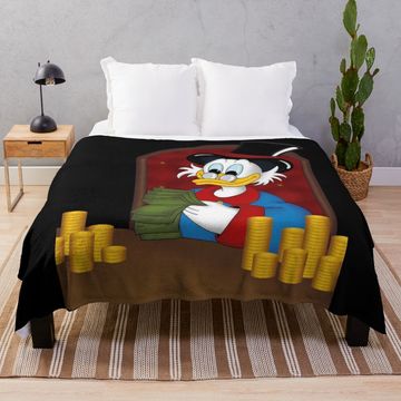 Discover Money Motivated Throw Blanket