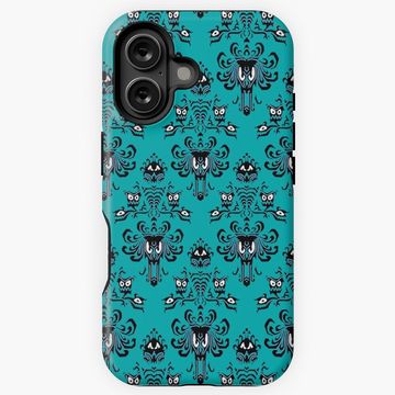 Discover Teal Haunted Mansion iPhone Case