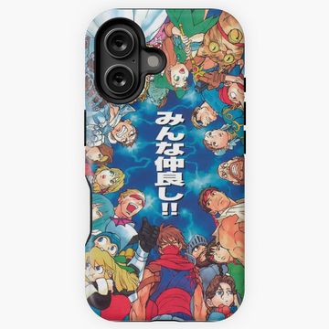 Discover Retro Capcom art Psx manga style iPhone Case