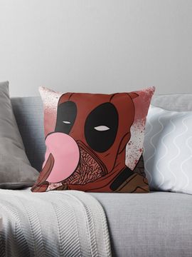 Discover Deadpool Bubble Gum - Design 4 Pillow