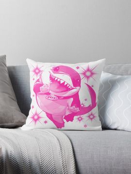 Discover JEFF THE SHARK | PINK Pillow