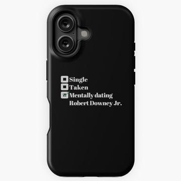 Discover Mentally dating Robert Downey Jr. iPhone Case