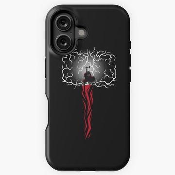 Discover Might of Mjolnir iPhone Case