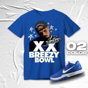 Discover Breezy Bowl XX T-shirt, Chris Brown 2025 Concert Merch