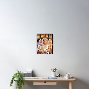 Discover Glorilla Get Em Glo Retro Poster