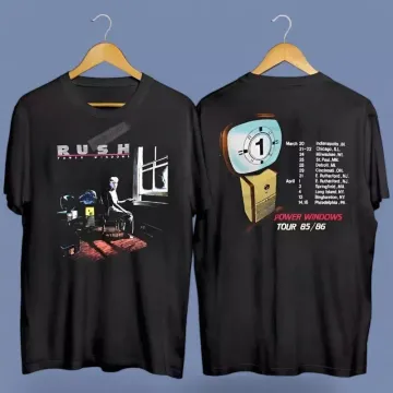 Discover Rush Power Windows Tour 1985 Retro T-Shirt Gift