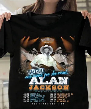 Discover Popular Alan Jackson Tour 2025 Gift For Fan
