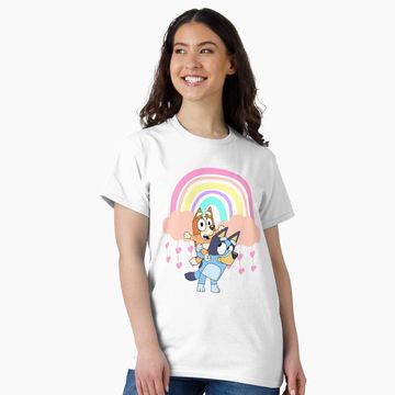 Discover BlueyDad Characters, BlueyDad and Bingo Classic T-Shirt