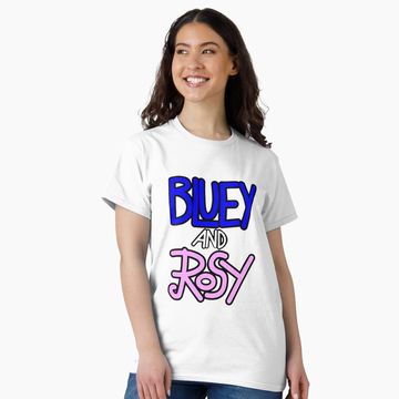 Discover BlueyDad and Rosy log Perfect Classic T-Shirt